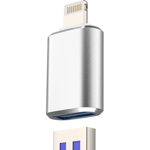 Adaptateur Lightning Vers Usb Femelle Pour Iphone 14 Pro Max Smartphone Prise Certifi Pour Apple Mfi Pour Ipad Otg 3.0 Lecteur Carte Photo Cl Usb-A Appareil Camra Connecteur Cb[MEM6171245]