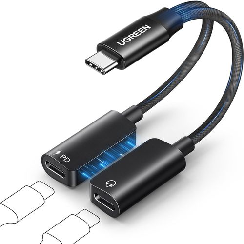 Adaptateur Magntique Usb C Vers Usb C 2 En 1 Adaptateur couteur Usbc Charge Rapide Pd 60W 96Khz 24Bit Compatible Avec Iphone 16 15 Plus Pro Max Ipad Galaxy S25 24 Macbook Air Pro[FIL6164391]