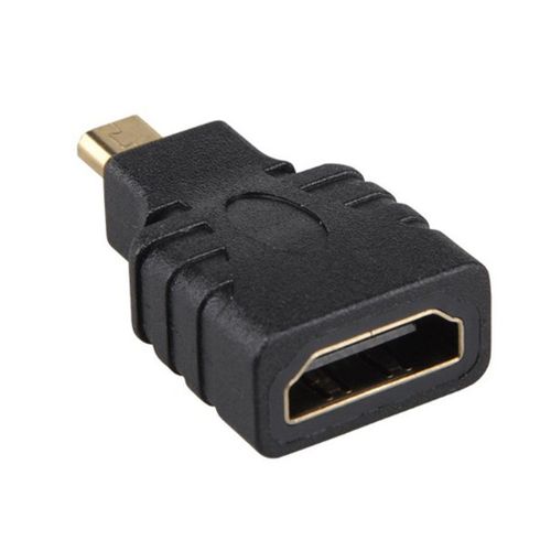 Adaptateur Micro HDMI vers HDMI, plaqu or, 1080P, mle vers HDMI Standard, pour Raspberry Pi 4 modle B
