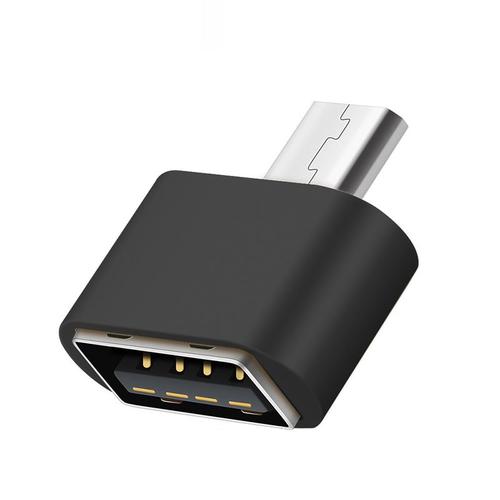 Adaptateur Micro USB mle vers USB femelle OTG, Mini convertisseur de donnes, charge pour Smartphone Android, cls USB pour manette de jeu