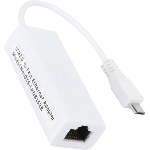 Adaptateur Micro USB vers RJ45 Ethernet, Adaptateur de Carte Rseau USB 2.0 vers Ethernet pour Carte Mre Zero 1.3 /W