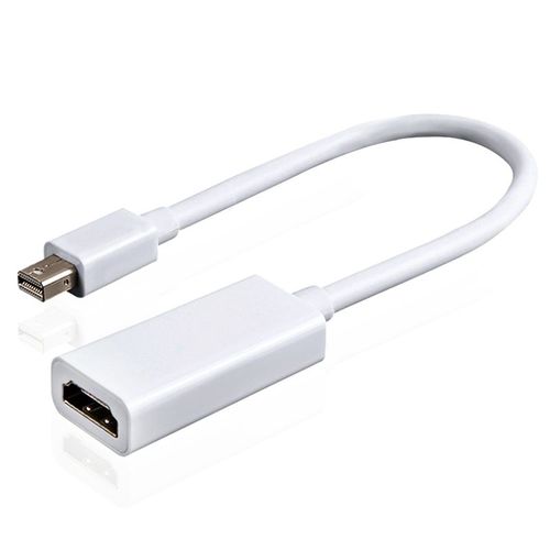 Adaptateur Mini DisplayPort vers HDMI, cble Mini Display Port vers convertisseur DP Thunderbolt de haute qualit pour Apple Pro Air