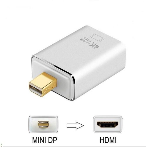 Adaptateur Mini Displayport vers HDMI, Mini Display Port vers HDMI-adaptateur Mini DP vers HDMI 4K 30HZ