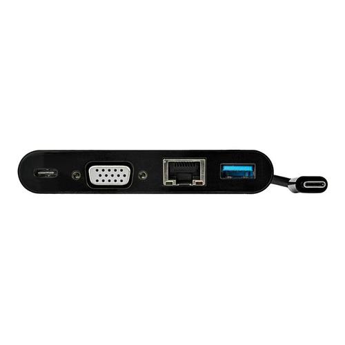 StarTech.com Adaptateur multiport USB-C pour ordinateur portable - VGA, USB 3.0, GbE et Power Delivery 60W