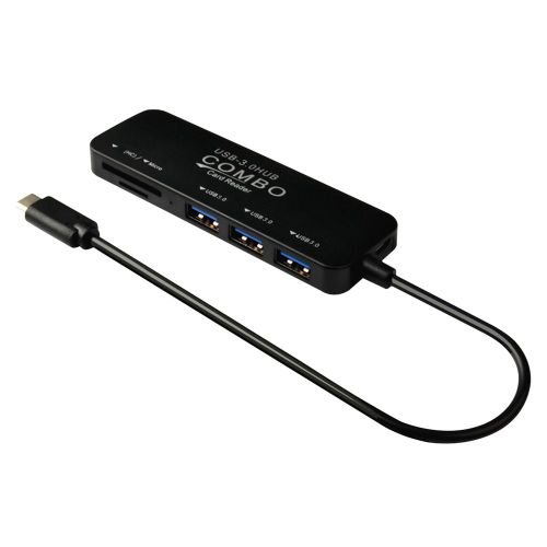 Adaptateur OTG sparateur USB 3.0 Ultra HUB Type C  3 + 2 Ports, lecteur de cartes TF, Hub de donnes mince, cls USB Flash