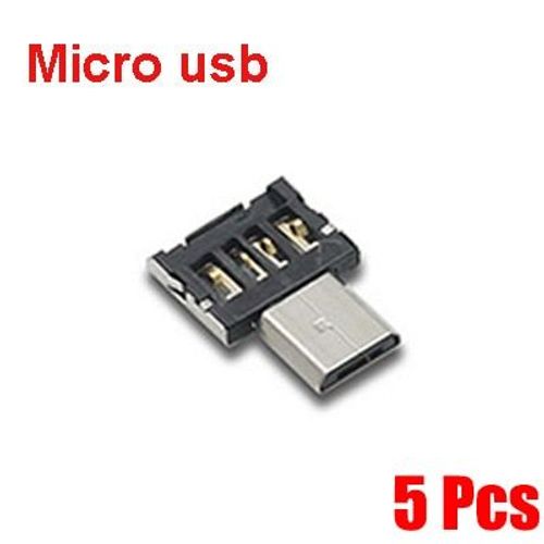 Adaptateur OTG Type C Micro USB USB-C Mle vers USB 2.0 Femelle Connecteur de Donnes pour Macbook Samsung Xiaomi Huawei Mobile Matin 1/5pcs - Type 5PCS Micro USB #A