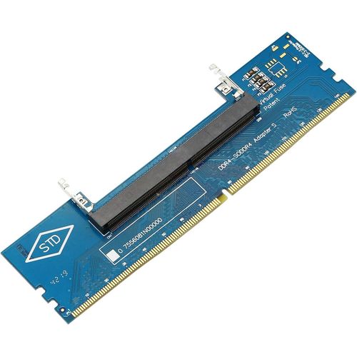 Adaptateur RAM DDR4 pour ordinateur portable vers PC de bureau SO DIMM vers DDR4 Convertisseurs DDR4 SO-DIMM vers adaptateur de connecteur de mmoire RAM (DDR4)