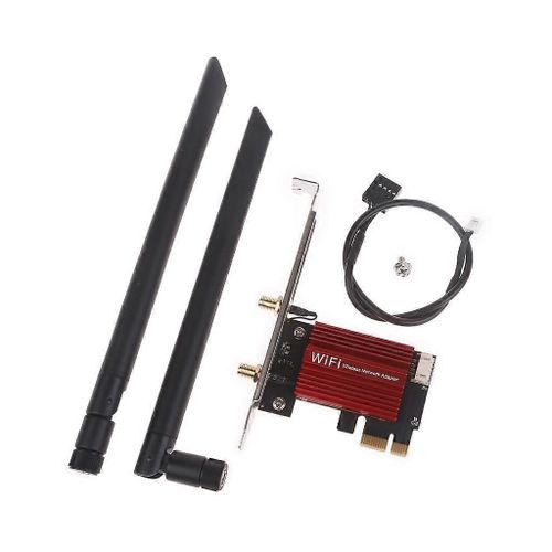 Adaptateur rseau sans fil double bande AX1800 Pro Wifi6 1800Mbps Carte Wifi BT5.2 2.4G/5Ghz pour Microsoft pour Windows10 /11