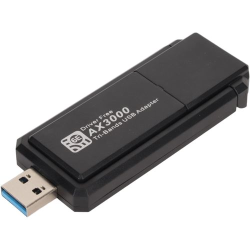 Adaptateur Rseau Usb Wifi 6E,3000Mbps Wifi Dongle Usb 3.0 Triple Band 2.4G/5G/6G Adaptateur Rseau Sans Fil Pour 10/11,802.11Ax /Ac/A/B/G/N
