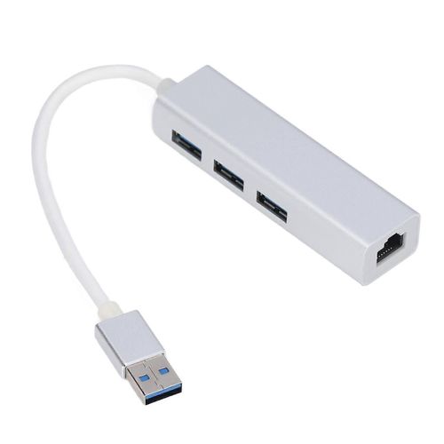 Adaptateur USB 3.0 vers Ethernet Adaptateur Hub multifonction multiport 4 en 1 pour tablette dordinateur portable de bureau