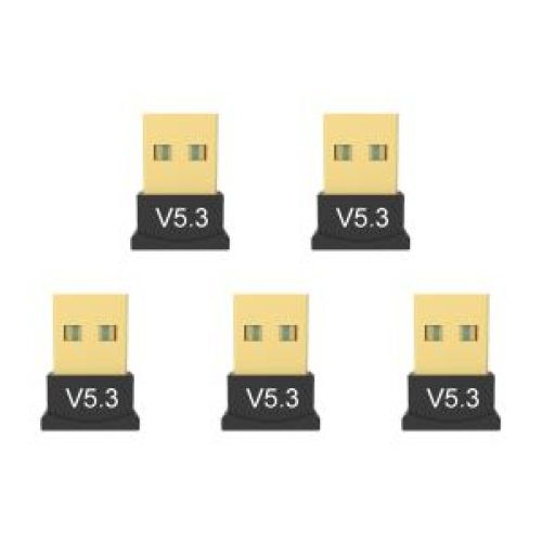 Adaptateur USB Bluetooth 5.3/5.1,dongle sans fil,support pour ordinateur portable,Windows 11/10/8.1,transmetteurs audio,1  10 pices - Type 5 Pcs 5.3
