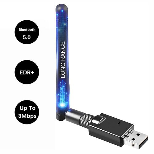 Adaptateur USB Bluetooth 5.3 pour haut-parleur PC,souris,rcepteur Audio de musique,transmetteur,Dongle Bluetooth pour antenne rotative 10/8/8.1/7, - Type Bluetooth Adapter