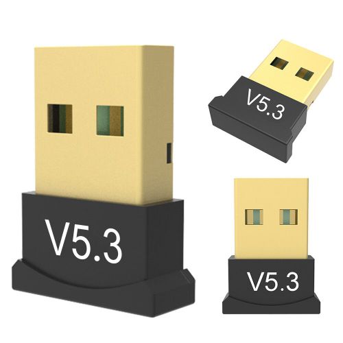 Adaptateur USB Bluetooth 5.3,transmetteur Audio BT,prise en charge Windows 11/10/8.1,Mini metteur Plug & Play pour ordinateur de bureau et portable