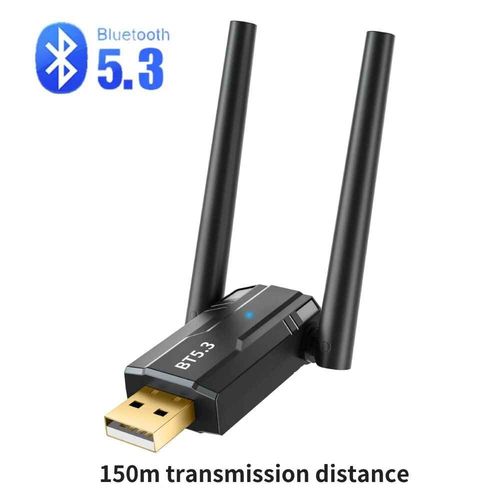 Adaptateur USB Bluetooth 5.4 5.3,Dongle 150M pour PC,souris sans fil,clavier,rcepteur Audio de musique,transmetteur Bluetooth - Type BT5.3 150m #B