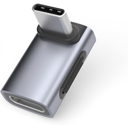 Adaptateur USB C 240W 40Gbps 8K,Adaptateur USB-C Mle vers USB-C Femelle,Connecteur USB4 pour Thunderbolt 4/3,ROG Ally,Steam Deck,Switch,Dock,Mac,Tablette,iPhone 16 15 Pro Max(Type L(Q963)