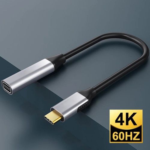Adaptateur USB C 3.1  Mini DP 4k60hz, convertisseur de Type C  Thunderbolt 2 pour ordinateur portable Huawei Mate 40, Samsung S20 N428