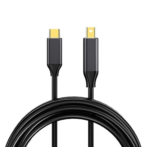 Adaptateur USB C  Mini DisplayPort 4K/60Hz, Mini convertisseur DP Compatible Surface Book2 Galaxy S21/S8 MacBookPro/ Air 2020