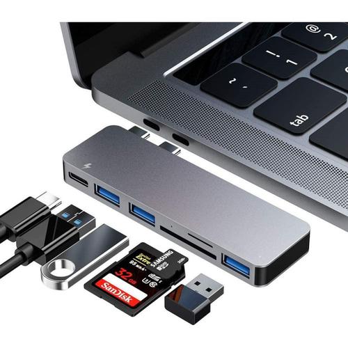 Adaptateur USB C pour MacBook Air/Pro, hub USB C adaptateur Mac MacBook goodnice