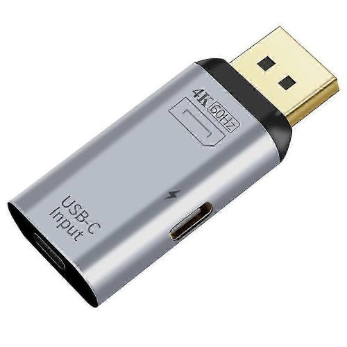 Adaptateur USB C Type-C femelle vers compatible DP MiniDP mle Adaptateur vido HD 4K@60Hz (compatible DP I