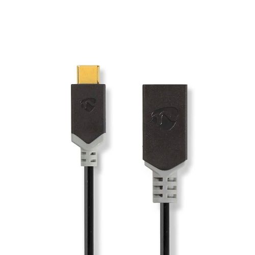 Adaptateur USB-C | USB 3.2 de 1re gnration | USB-C mle | USB-A Femelle | 5 Gbit/s | 0,15 m | Rond | Nickel