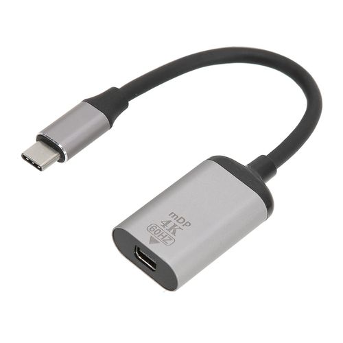 Adaptateur USB C vers DisplayPort 4K 60Hz en alliage daluminium Plug and Play Adaptateur USB C vers Mini DP compatible avec Tlphone portable Tablette-YM