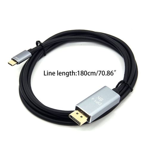 Adaptateur USB C vers DisplayPort 8K @ 120Hz, convertisseur USB Type C vers DP 1.4, Compatible avec Oculus drift S MacBook Pro/Air 2020