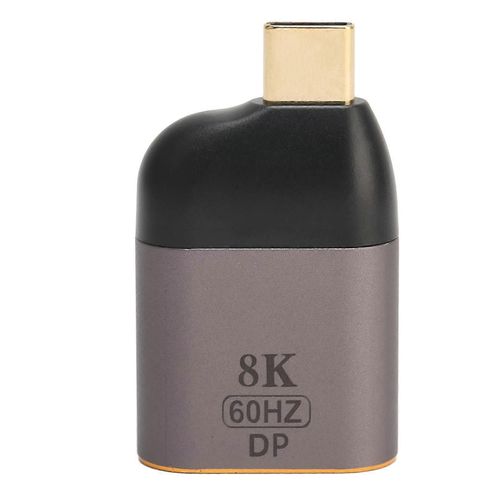 Adaptateur USB C vers DisplayPort 8K 60 Hz 8,1 Gbit/s HBR3 Convertisseur DisplayPort pour OS Tablet Pro pour Dell XPS