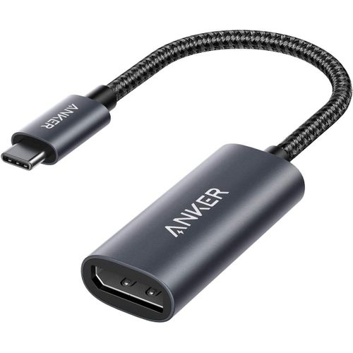 Adaptateur USB C vers DisplayPort pour Bureau  Domicile (4K @ 60 Hz),Adaptateur USB C Portable PowerExpand+ en Aluminium,pour MacBook Pro,MacBook Air,iPad Pro,XPS 15/13,Spectre,Surface