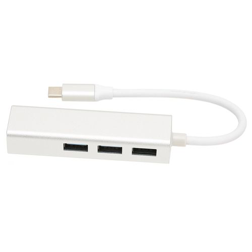 Adaptateur USB C vers Ethernet RJ45 3 Ports USB3.0 adaptateur USB C Gigabit haute vitesse vers Ethernet pour Windows 7 pour OS X