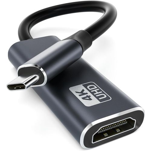 Adaptateur Usb C Vers Hdmi 4K, Usb C Hdmi, Adaptateur Usb Type C  Hdmi 4K (Thunderbolt 3 Compatible) Avec Sortie Audio Vido Compatible Avec Iphone 15, Macbookpro/Air, Xps15/13,Ip[GBP6270126]