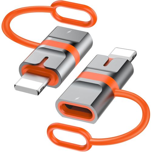 Adaptateur USB C vers Lightning,36W Adaptateur Lightning USB C pour iPhone 14/13/12/11/iPad/Airpods,Transfert de Donnes Tlphone-ordinateur/Rsistant  la Perte,Pas pour Audio/OTG,Lot de 2