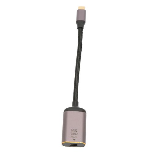 Adaptateur USB C vers Mini DisplayPort 8K 60Hz Plug and Play USB C Mle vers Mini DP Femelle Cble pour priphriques USB C