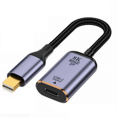 Adaptateur USB-C vers Mini Displayport Convertisseur Source femelle USB-C Type C vers Mini Displayport 1.4 8K 60hz pour tablette