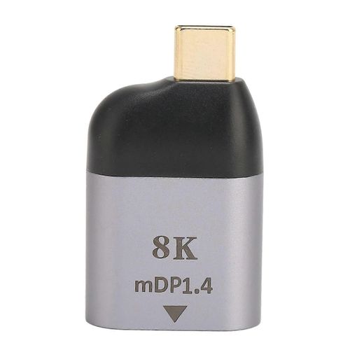 Adaptateur USB C vers Mini DisplayPort Petit Plug And Play 8K 60Hz Usb Type C Mle Vers Mini DP Femelle Adaptateur