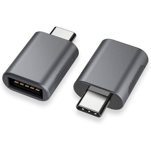 Adaptateur USB-C vers USB 2 pices, adaptateur USB type-c vers USB, adaptateur Otg Thunderbolt 3 vers USB femelle