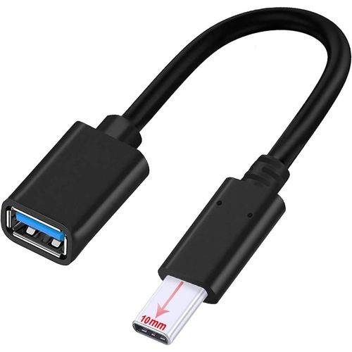 Adaptateur Usb C Vers Usb A 3.0 Otg Cble (10Mm Connecteur) Pour Macbook Pro,Ipad Pro,Iphone 15 Srie | Xiaomi Redmi Note 13 12 11S 11T | Galaxy S24 S23 S22 Note 20 Tab S9 S8 Tlp[BLE7111255]