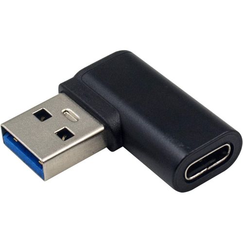 Adaptateur USB C vers USB,Adaptateur USB A vers C,Angle Droit 90,Mle USB 3.0 vers Femelle USB C,Compatible avec iPhone 11/Airpods iPad/Samsung Note 10/Google Pixel/Ordinateurs Portables