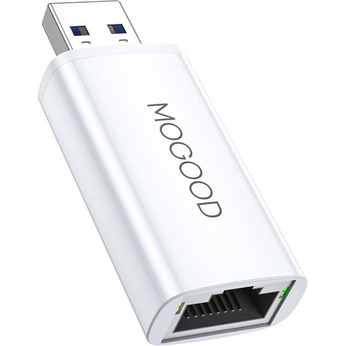 Adaptateur USB Ethernet Gigabit, Adaptateur USB 3.0 vers Ethernet Gigabit USB Ethernet Adaptateur Rseau LAN Compatible avec Nintendo Switch, Windows 11/10/8.1/8/7, MacOS et Linux.[V394]