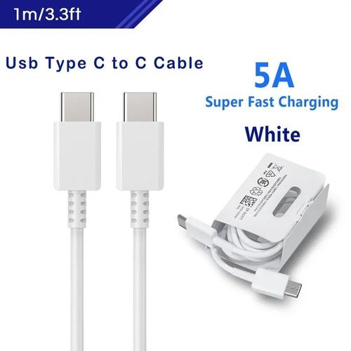 Adaptateur USB Type C vers Jack 3.5,cble audio pour Samsung Galaxy S24 Ultra S23 S21 S22 Tab S9 - Type type c to c cable 1m #B
