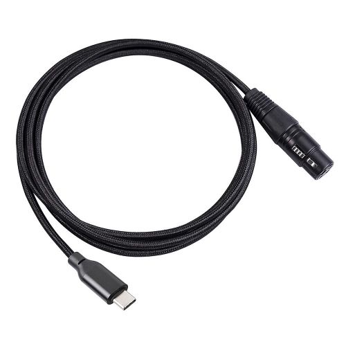 Adaptateur USB Type C vers Xlr Type C Mle  3 Pin Xlr Femelle Microphone Ordinateur Audio Cble de Donnes 3 Me