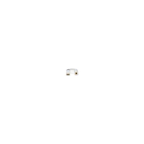 Adaptateur USB | USB 2.0 | USB-C? Mle | 3.5 mm Femelle | 0.10 m | Rond | Plaqu or | PVC | Blanc | Bote