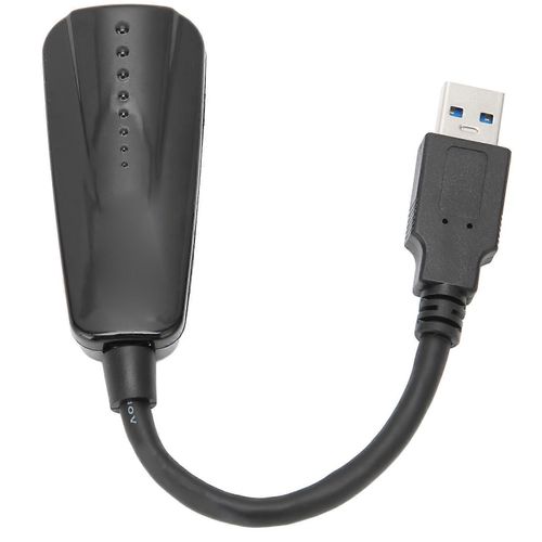 Adaptateur USB vers Ethernet 10/100/1000M USB 3.0 vers RJ45 LAN ABS Net Adaptateur Compatible pour Windows pour Linux pour OS X