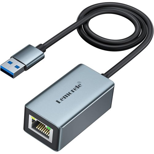 Adaptateur USB vers Ethernet,USB 3.0 vers RJ45 Gigabit Ethernet LAN Rseau,Botier en Aluminium Compatible PC,MacBook,Surface Pro,Switch Windows 10/8.1/8/7,Linux,Mac OS.[R583]