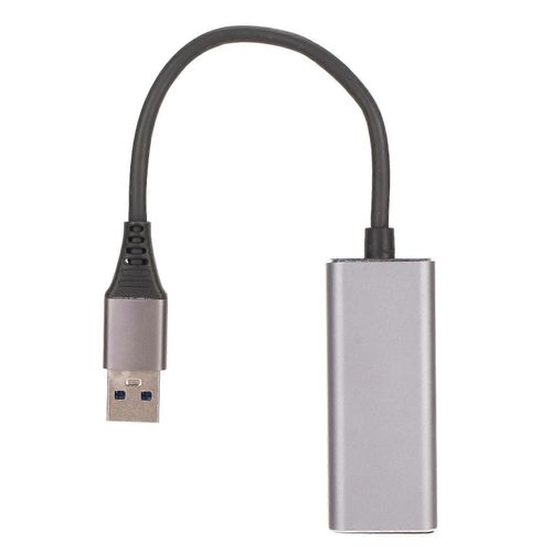 Adaptateur USB vers RJ45 1 Gbps Plug and Play Adaptateur USB vers Ethernet portable en alliage daluminium pour ordinateur portable tablette de bureau