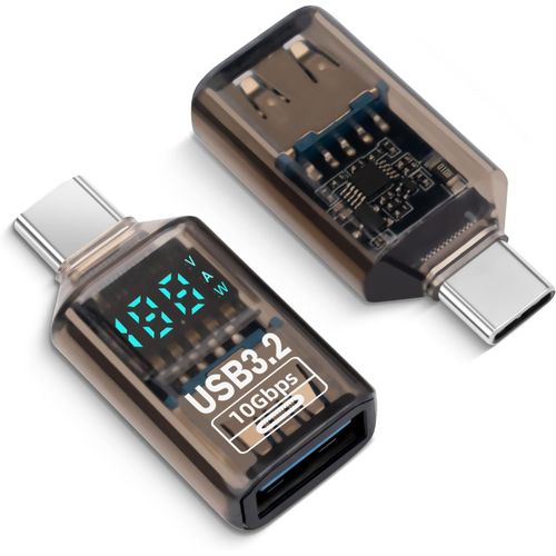 Adaptateur USB vers USB C (2 Packs), Convertisseur USB Type C Mle vers USB A 3.2 Femelle, Adaptateur Thunderbolt 3 vers USB Femelle OTG pour MacBook, Samsung et Autres Appareils Type-C