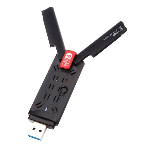 Adaptateur WiFi 6 USB double bande AX1800 2.4G/5Ghz, Dongle WiFi sans fil, carte rseau USB 3.0, pour Win 7/Win10 /Linux / Mac OS