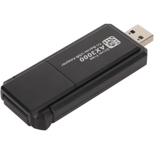 Adaptateur WiFi USB, 3000Mbps WiFi 6E Adaptateur WiFi USB Triple Bande WiFi 2.4G 5G 6G Adaptateur Rseau sans Fil Convient pour Le Systme D'exploitation Windows 10/11.[V433]
