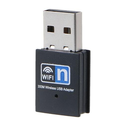 Adaptateur Wifi USB 300M, Mini USB2.0, Dongle WLAN, carte rseau sans fil 802.11 n/g/b pour systmes Windows