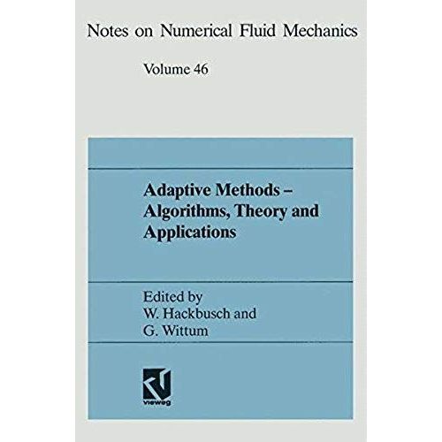 Adaptive Methods - Algorithms, Theory And Applications    Format Broch 