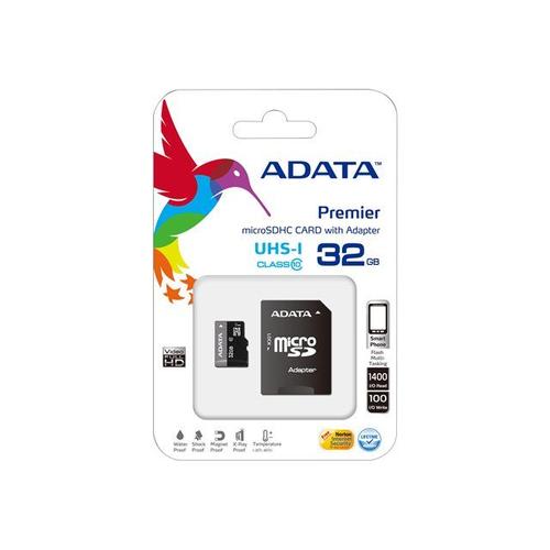 ADATA Premier UHS-I - Carte mmoire flash (adaptateur microSDHC